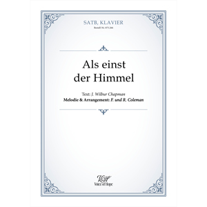 Als einst der Himmel - SATB + Piano (Partitur)