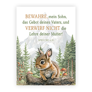 Wald-Hase gro� (Spr�che 6,20)