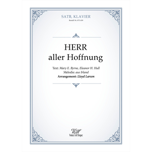 Herr aller Hoffnung - SATB + Piano \(Partitur\)