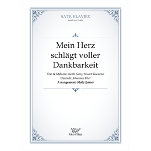 Mein Herz schl�gt voller Dankbarkeit - SATB + Piano \(Partitur\)