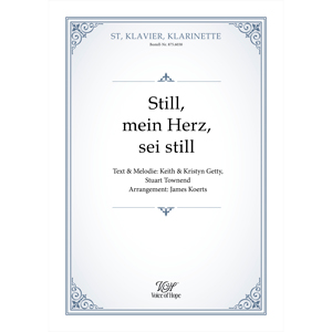 Still, mein Herz sei still � ST + Piano & Cl. (Partitur) 