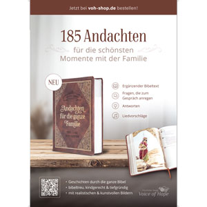 Plakat: Andachten f�r die ganze Familie (mit QR-Code) 