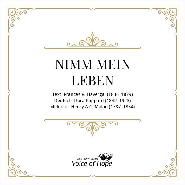 Nimm mein Leben \(Download\)