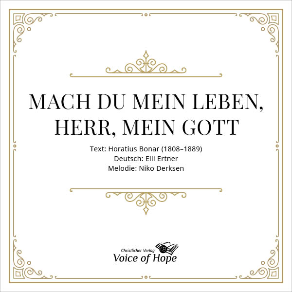 Mach Du mein Leben, Herr, mein Gott (Download) 