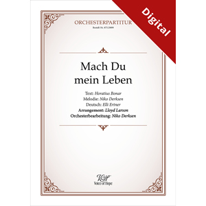 Mach Du mein Leben, Herr, mein Gott � Orchesterpartitur (Download)