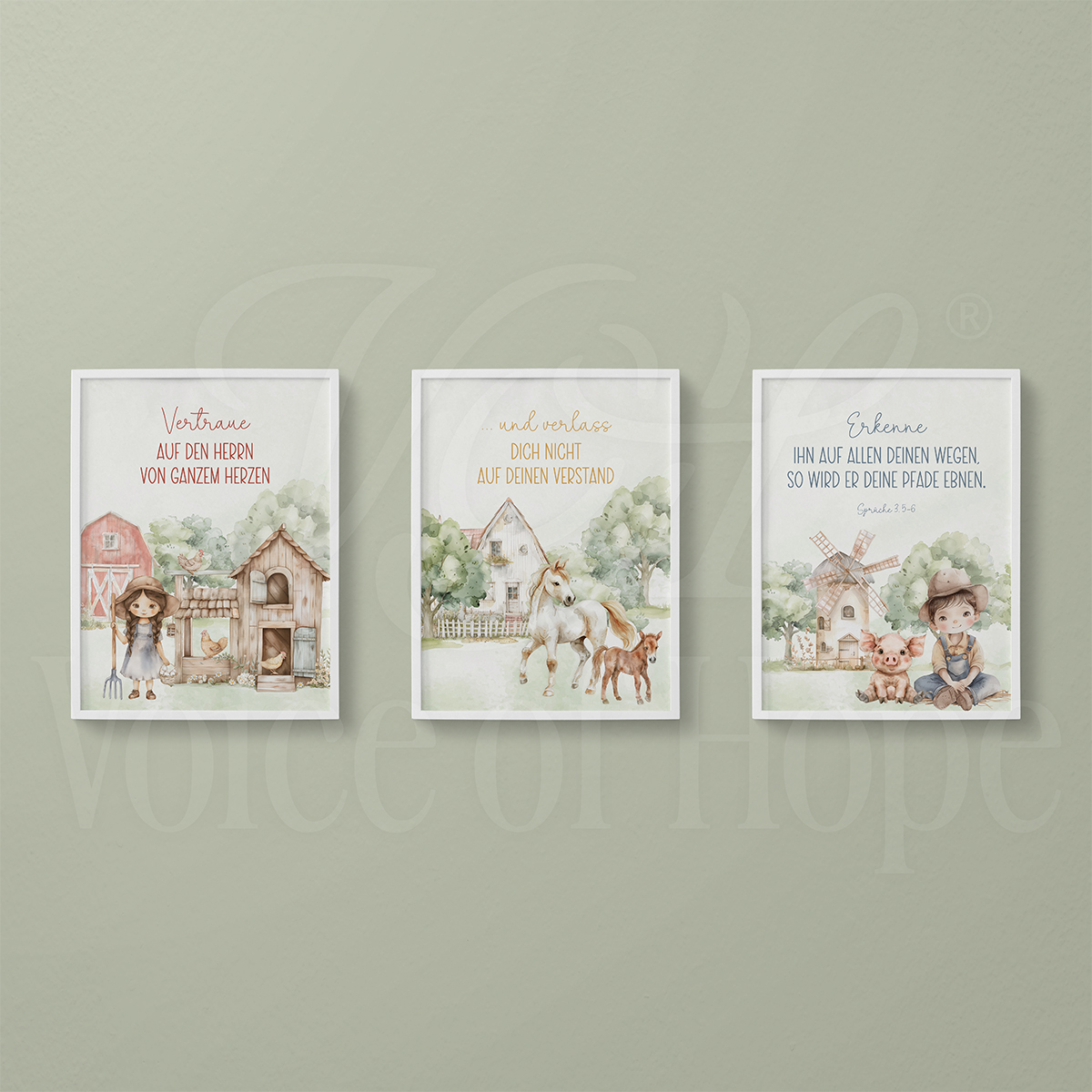 Bauernhof gro� (Spr�che 3,5-6)