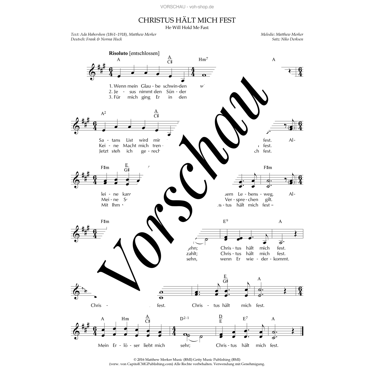 Christus h�lt mich fest (Download)