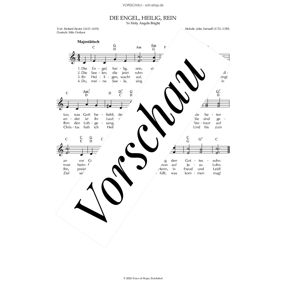 Die Engel, heilig, rein (Download)