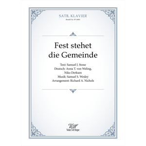 Fest stehet die Gemeinde - SATB + Piano (Partitur)