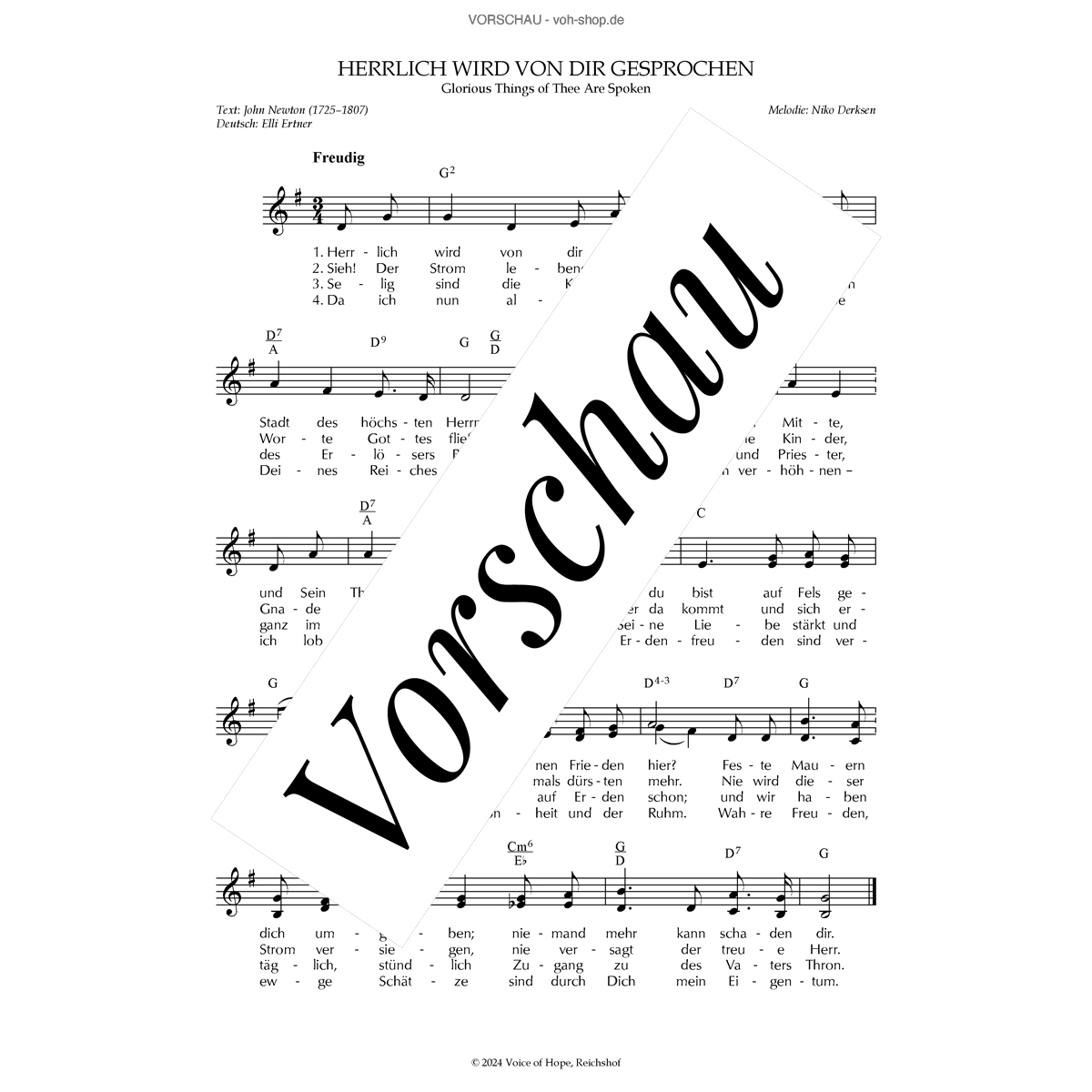Herrlich wird von Dir gesprochen (Download)
