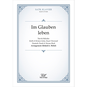 Im Glauben leben ��SATB + Piano (Partitur)