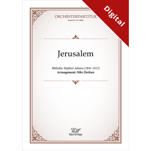 Jerusalem - Orchesterpartitur + Violine-Solo (Download)