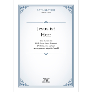 Jesus ist Herr ��SATB + Piano (Partitur)