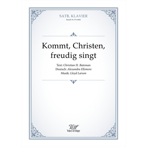 Kommt Christen, freudig singt - SATB + Piano (Partitur)
