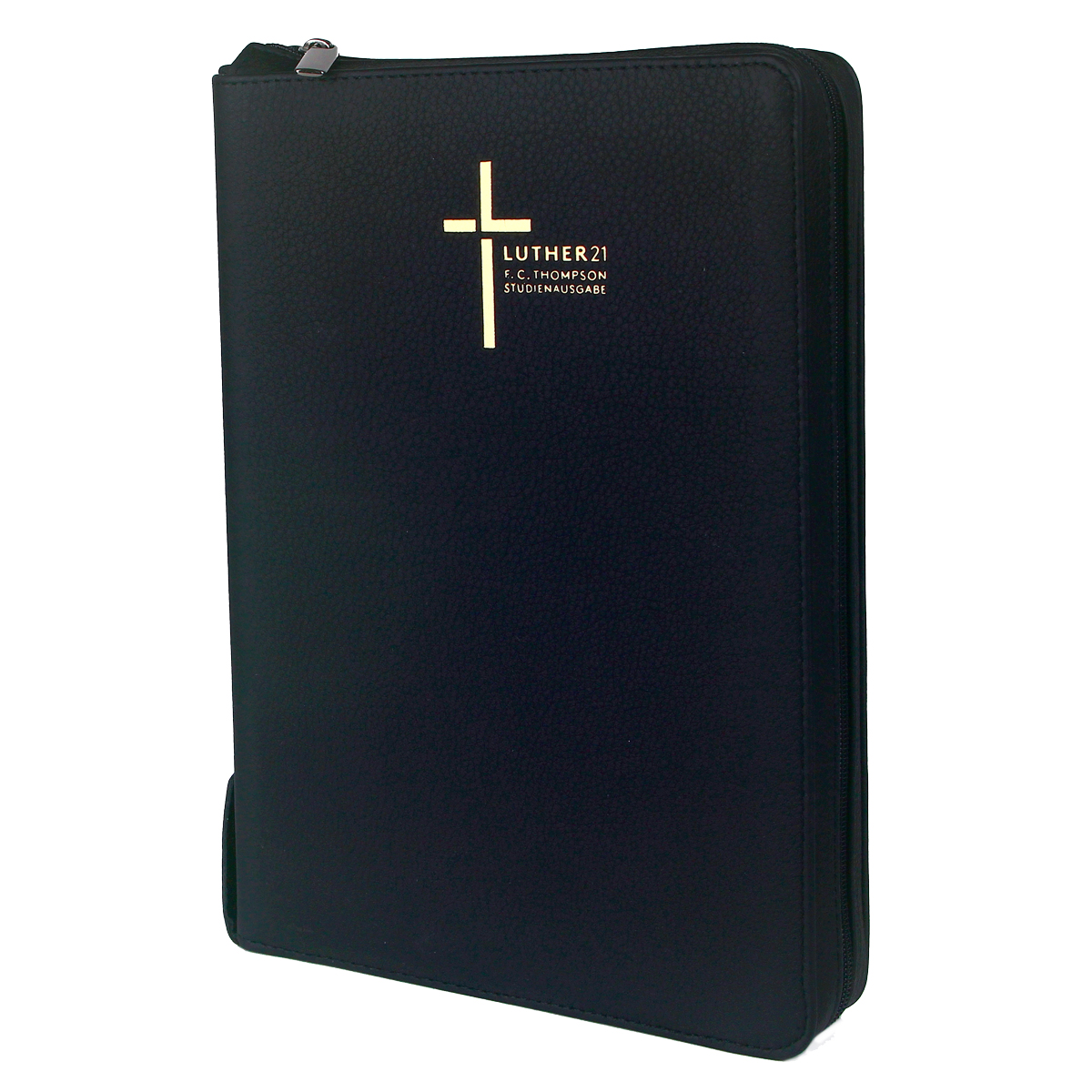 Luther21 - F.C. Thompson Studienausgabe - Gro�ausgabe - Cromwell-Leder schwarz