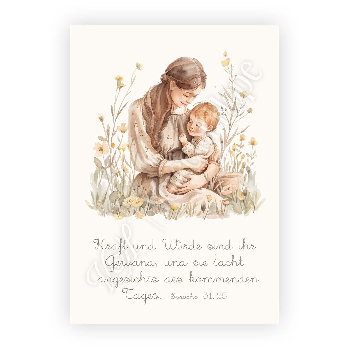 Mama & Kind klein (Spr�che 31,25)