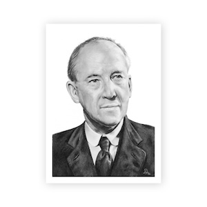 Wandbild - Portr�t klein � Martyn Lloyd-Jones