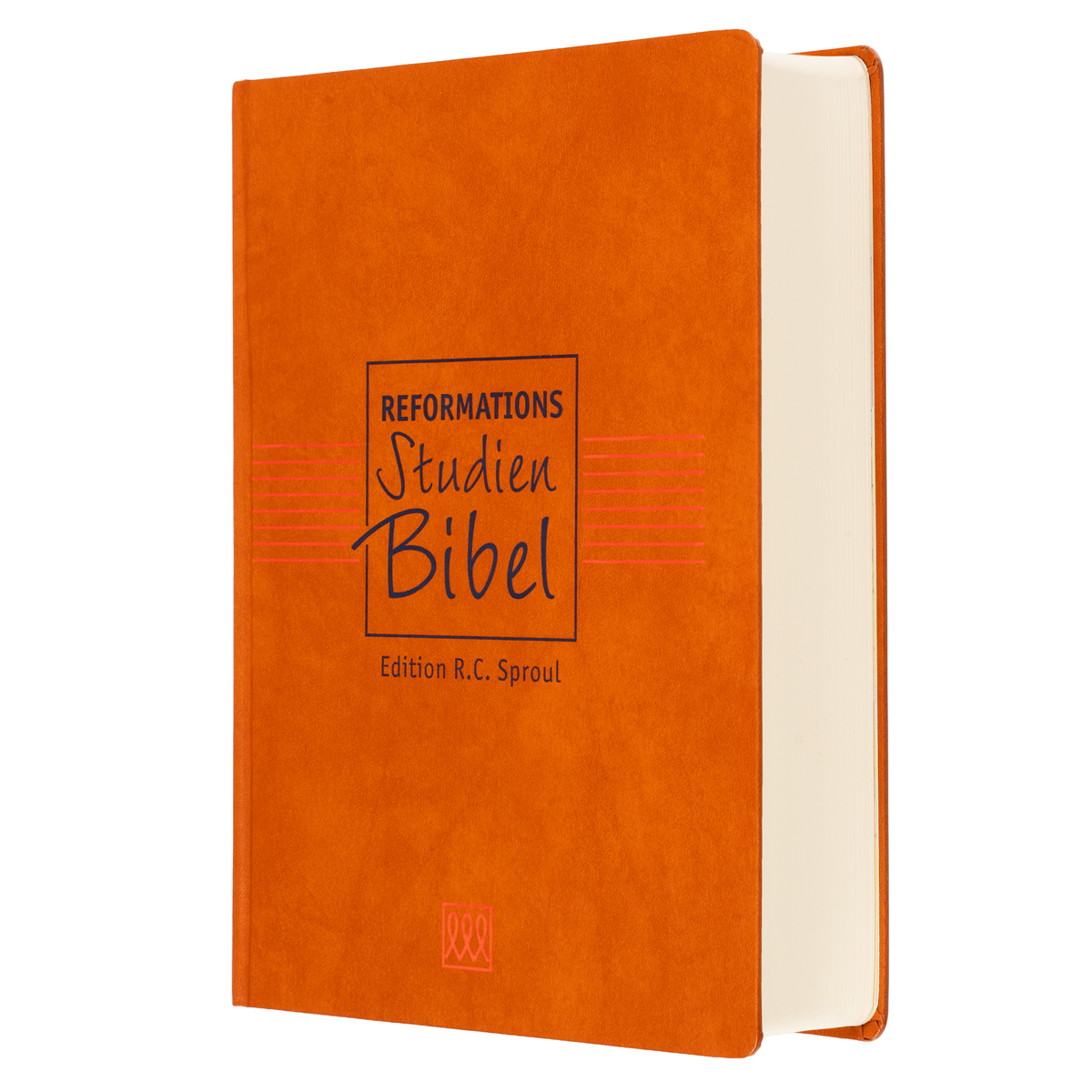 Reformations-Studien-Bibel - Cabra-Leder braun