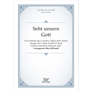 Seht unsern Gott ��SATB + Piano (Partitur)