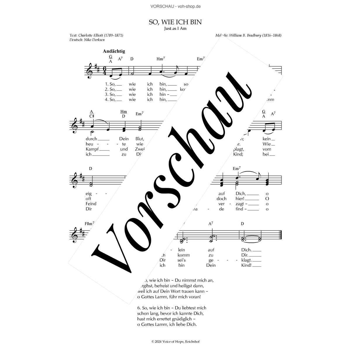 So, wie ich bin (Download)