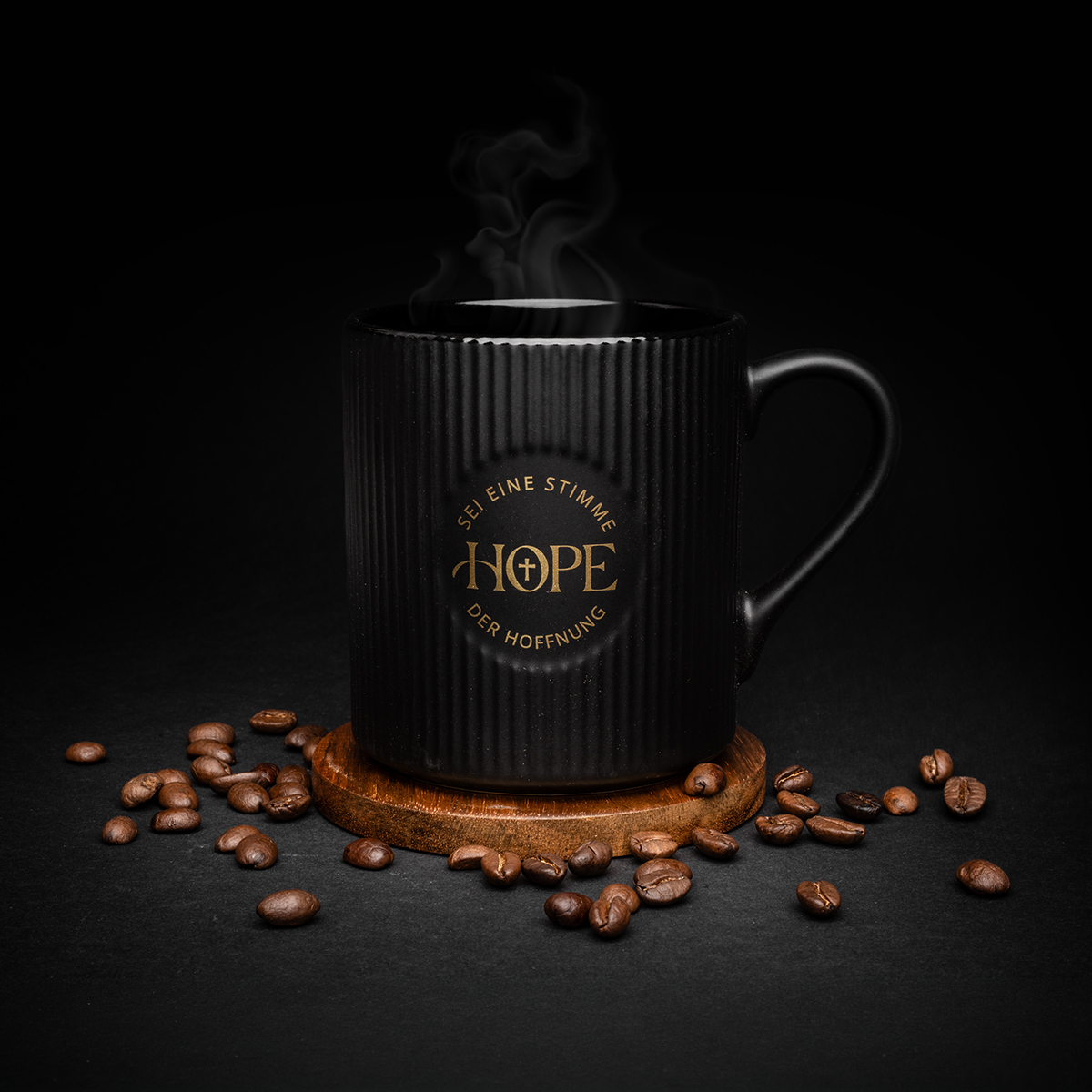 Tasse »HOPE« (Mattschwarz)