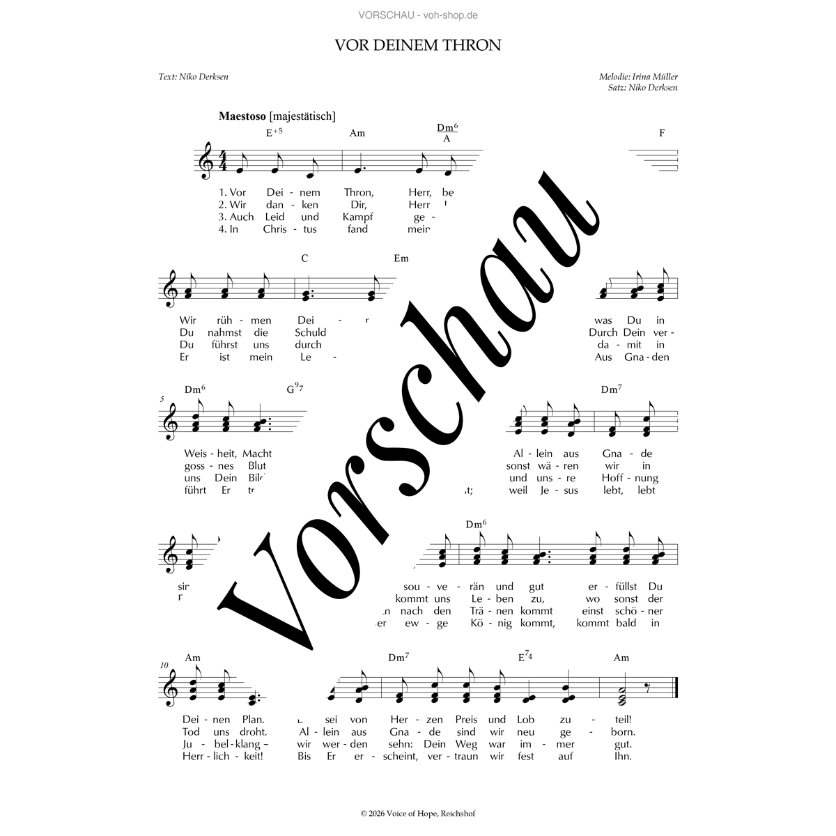 Vor Deinem Thron (Download)