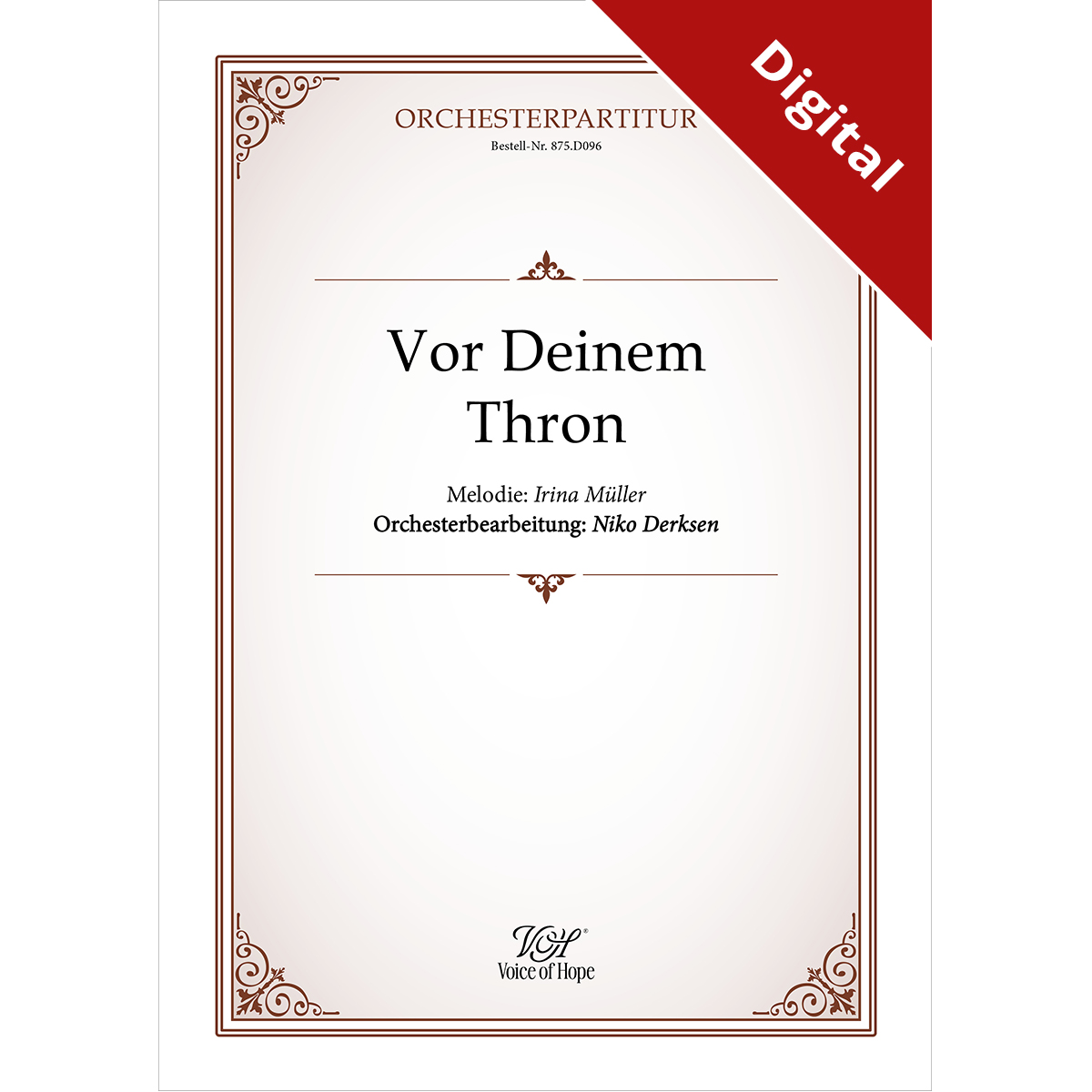 Vor Deinem Thron � Orchesterpartitur (Download)