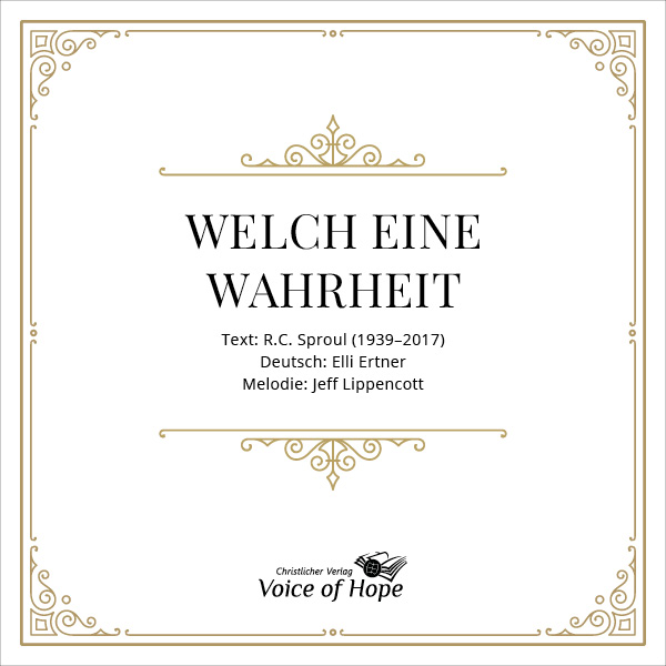 Welch eine Wahrheit � Einzelnes Liedblatt (Download)