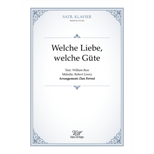 Welche Liebe, welche G�te - SATB + Piano (Partitur)