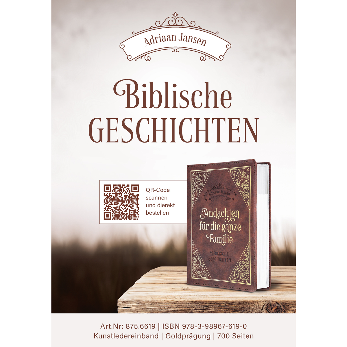 Werbekarte: Andachten f�r die ganze Familie