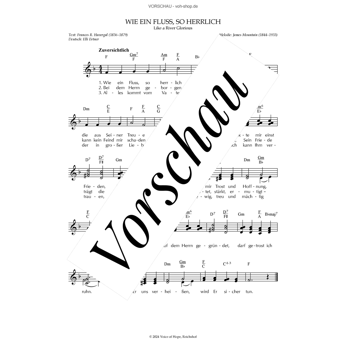 Wie ein Fluss, so herrlich (Download)
