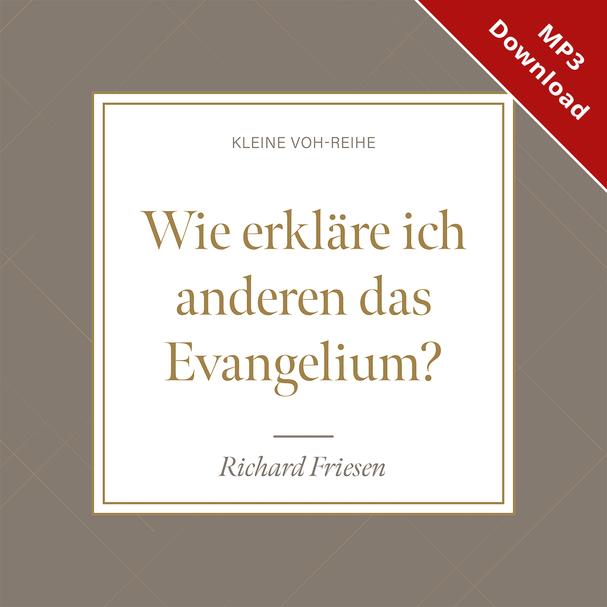 Wie erkl�re ich anderen das Evangelium? - Online-H�rbuch (Download)