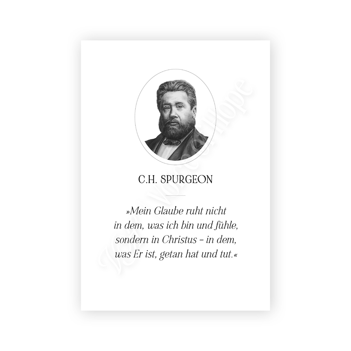 Zitat gro� � Charles Haddon Spurgeon