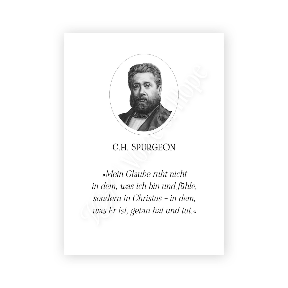 Zitat klein � Charles Haddon Spurgeon