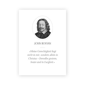 Wandbild - Zitat klein � John Bunyan