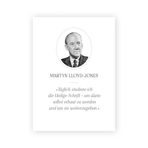 Wandbild - Zitat klein � Martyn Lloyd-Jones